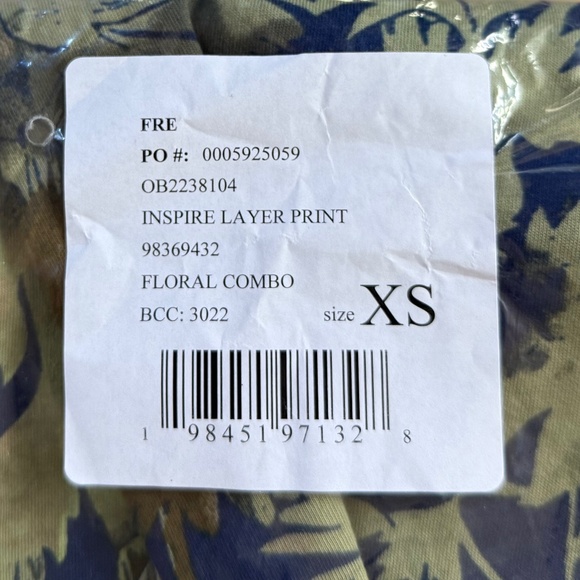 NWT - FP Movement Inspire Layer Print Floral Boxy Tee XS - Picture 15 of 16